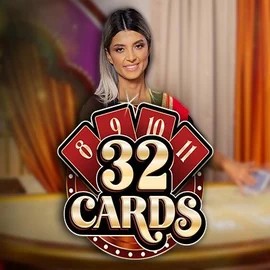 32 Cards by Ezugi, showcased at playjangocasino.at – game logo