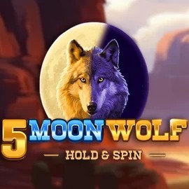 5 Moon Wolf slot logo by Apparat Gaming at PlayJango Casino5 Moon Wolf