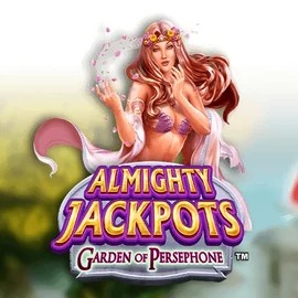 Almighty Jackpots: Garden of Persephone casino game by Novomatic – featured logo at PlayJango Casino