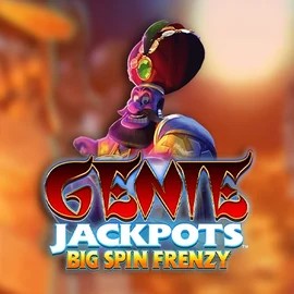 Jackpots logo of Genie Jackpots: Big Spin Frenzy from Blueprint Gaming at PlayJango Casino