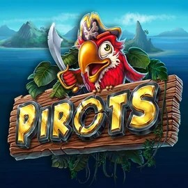 Pirots slot logo by ELK Studios at PlayJango CasinoPirots