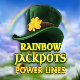 Rainbow Jackpots Power Lines slot visual from Red Tiger Gaming available on playjangocasino.at
