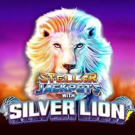 Stellar Jackpots with Silver Lion logo by Lightning Box Game at PlayJango Casino